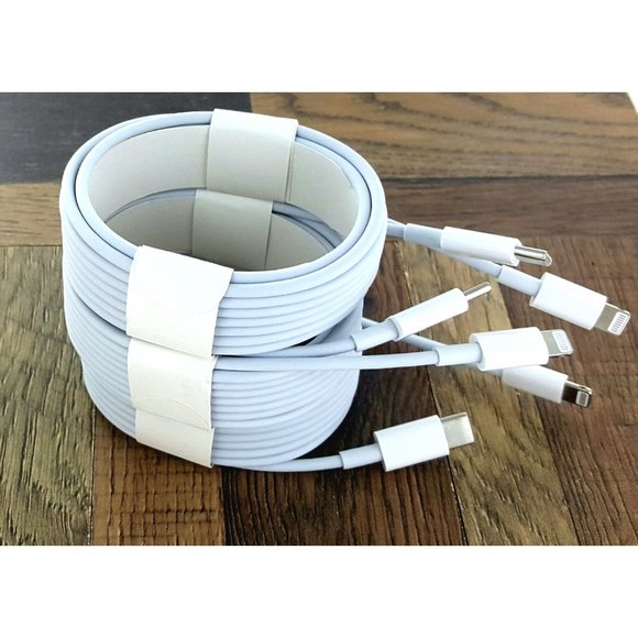 3pack iPhone 10ft PD Cable Type C to Lightning - Picture 1 of 3